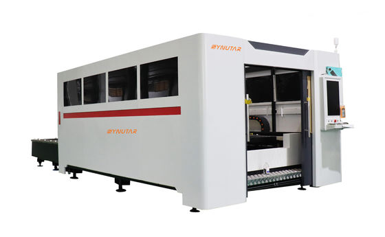 50Hz ইন্ডাস্ট্রিয়াল ফাইবার লেজার কাটিং মেশিন 1KW / 3KW উচ্চ নির্ভুলতার সাথে