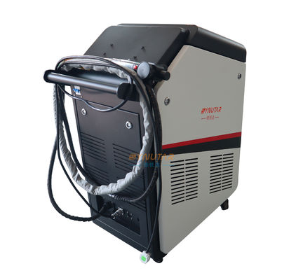 500W পেইন্ট অপসারণ রস্ট / তেল দাগ অপসারণের জন্য পালস লেজার পরিষ্কার মেশিন