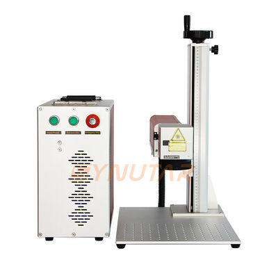 উচ্চ গতির পোর্টেবল ফাইবার লেজার মার্কার 220V 20W লেজার খোদাইকার ধাতু জন্য