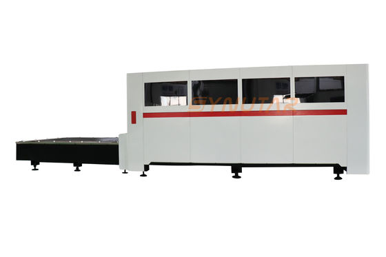1500W-6000W ফাইবার শীট মেটাল লেজার কাটিং মেশিন উচ্চ গতির সঙ্গে