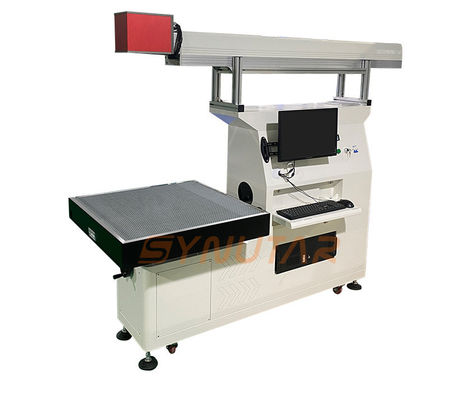 জল শীতল সিস্টেম CO2 লেজার মার্কিং মেশিন 1000mm*800mm*1300mm CO2 লেজার টিউব