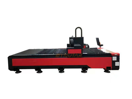 ± 0.03mm অবস্থান সঠিকতা একক টেবিল ফাইবার লেজার কাটিং মেশিন ধাতু জন্য 1500W/2000W/3000W/4000W/6000W
