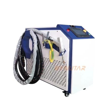 0.5-5 মিমি ওয়েল্ডিং গভীরতা এবং 1-50Hz লেজার পালস ফ্রিকোয়েন্সি সহ হ্যান্ডহেল্ড লেজার ওয়েল্ডিং মেশিন